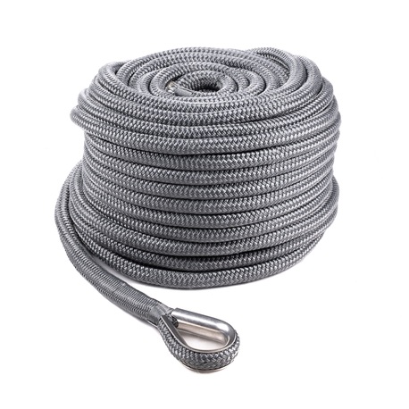 Qvarken Ankarlina Dockline med kaus 12mm 35m grå Qvarken Ankarlina Dockline med kaus 12mm 35m grå